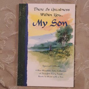 There Is A Greatness Within You My Son PB Boook Blue Mountain Arts Brand New